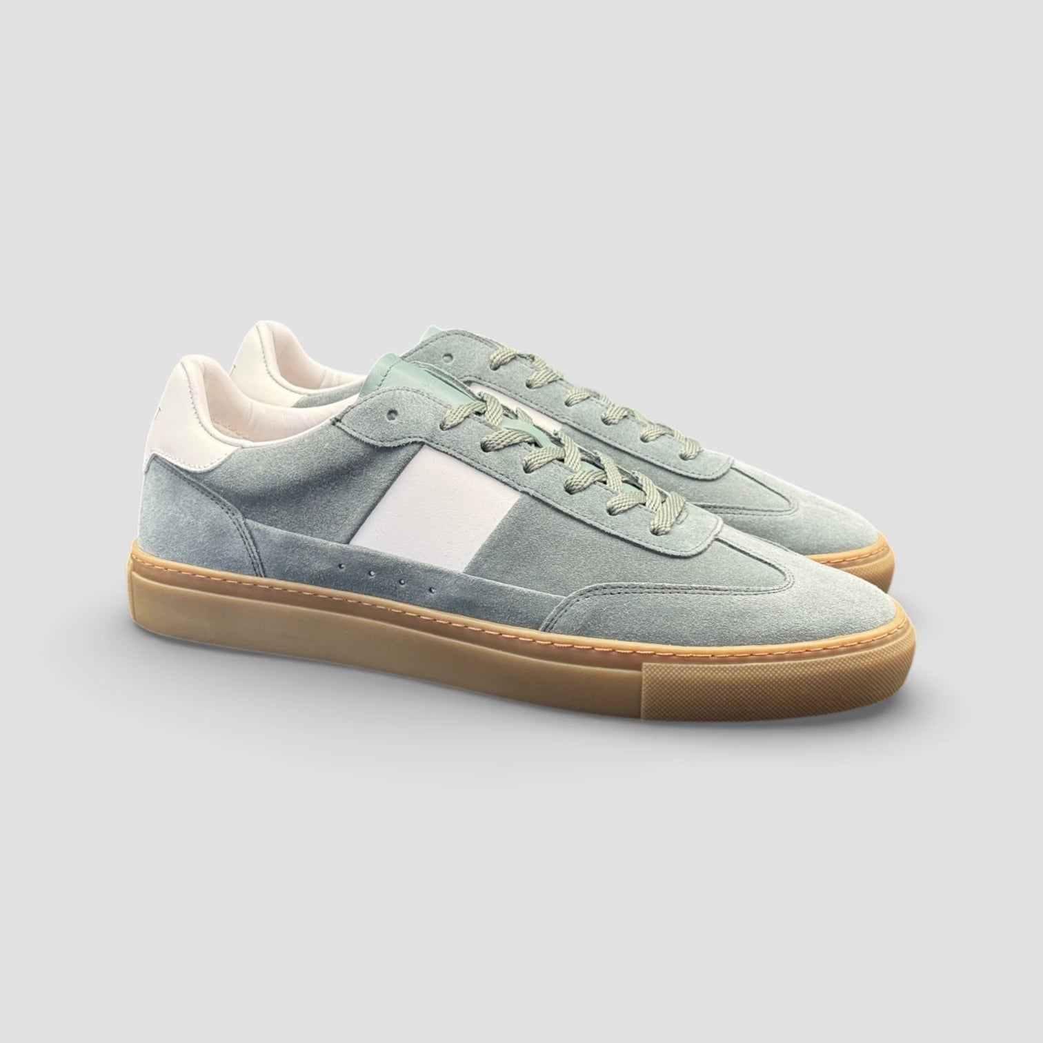 Lux Court Sneaker - Steel Green