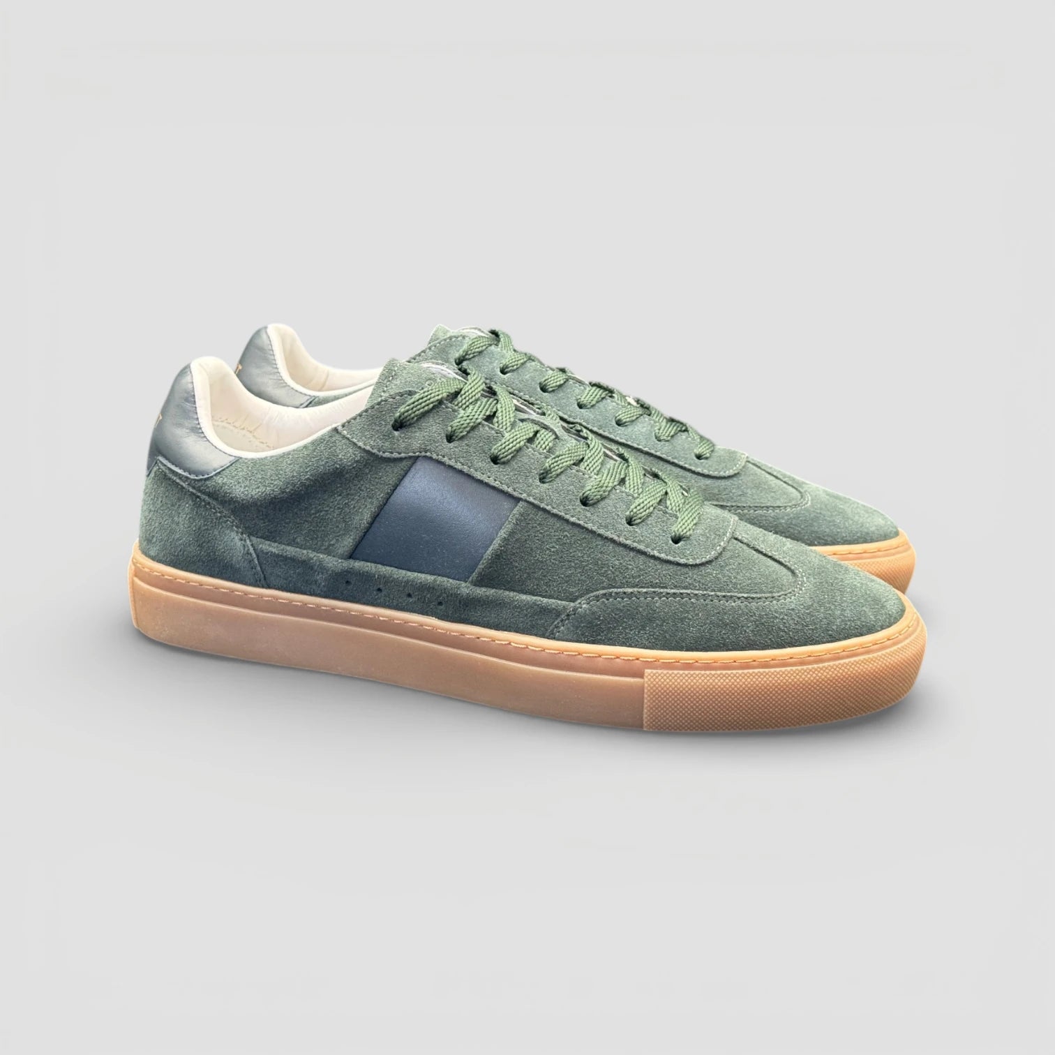 Lux Court Sneaker - Bottle Green