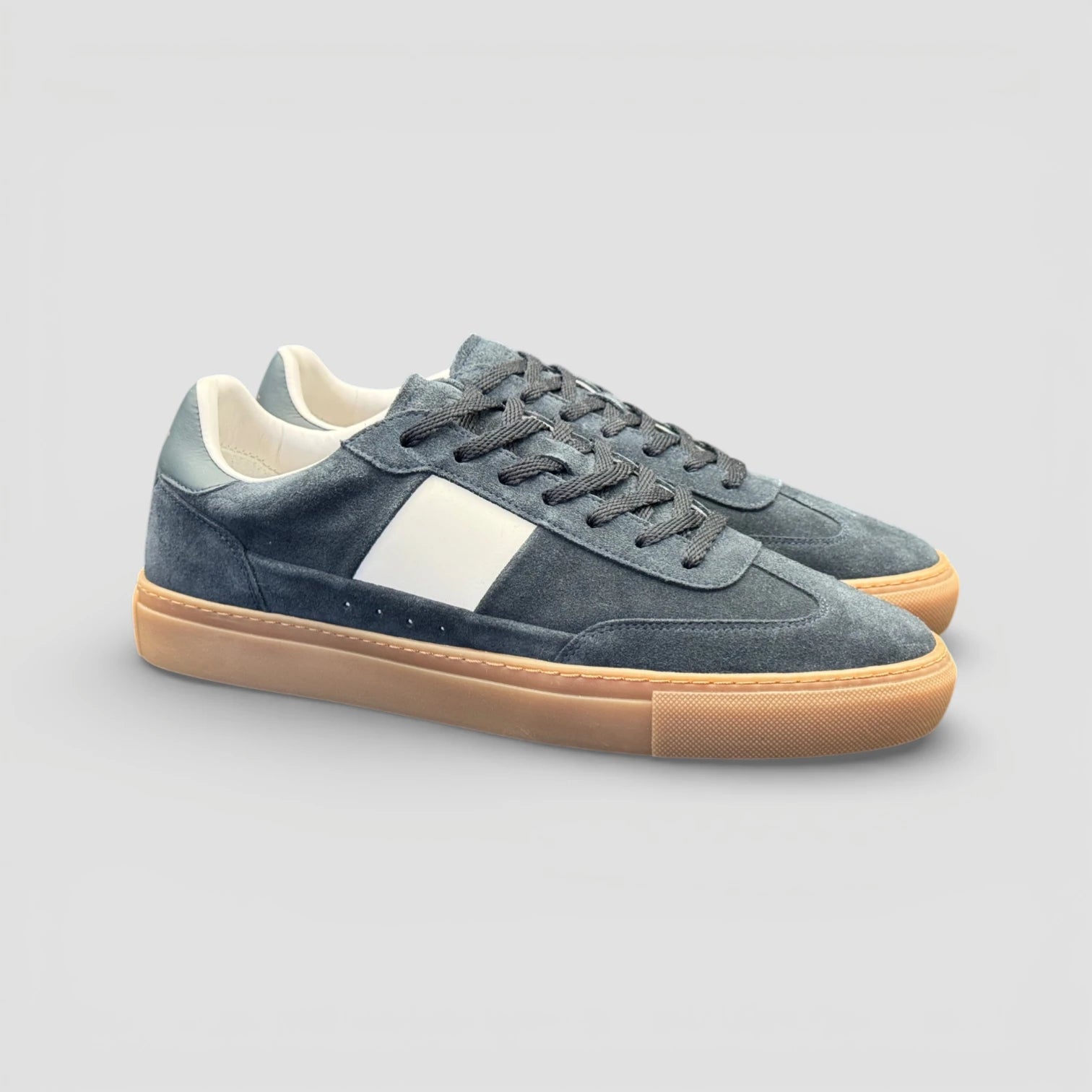 Lux Court Sneaker - Navy Blue