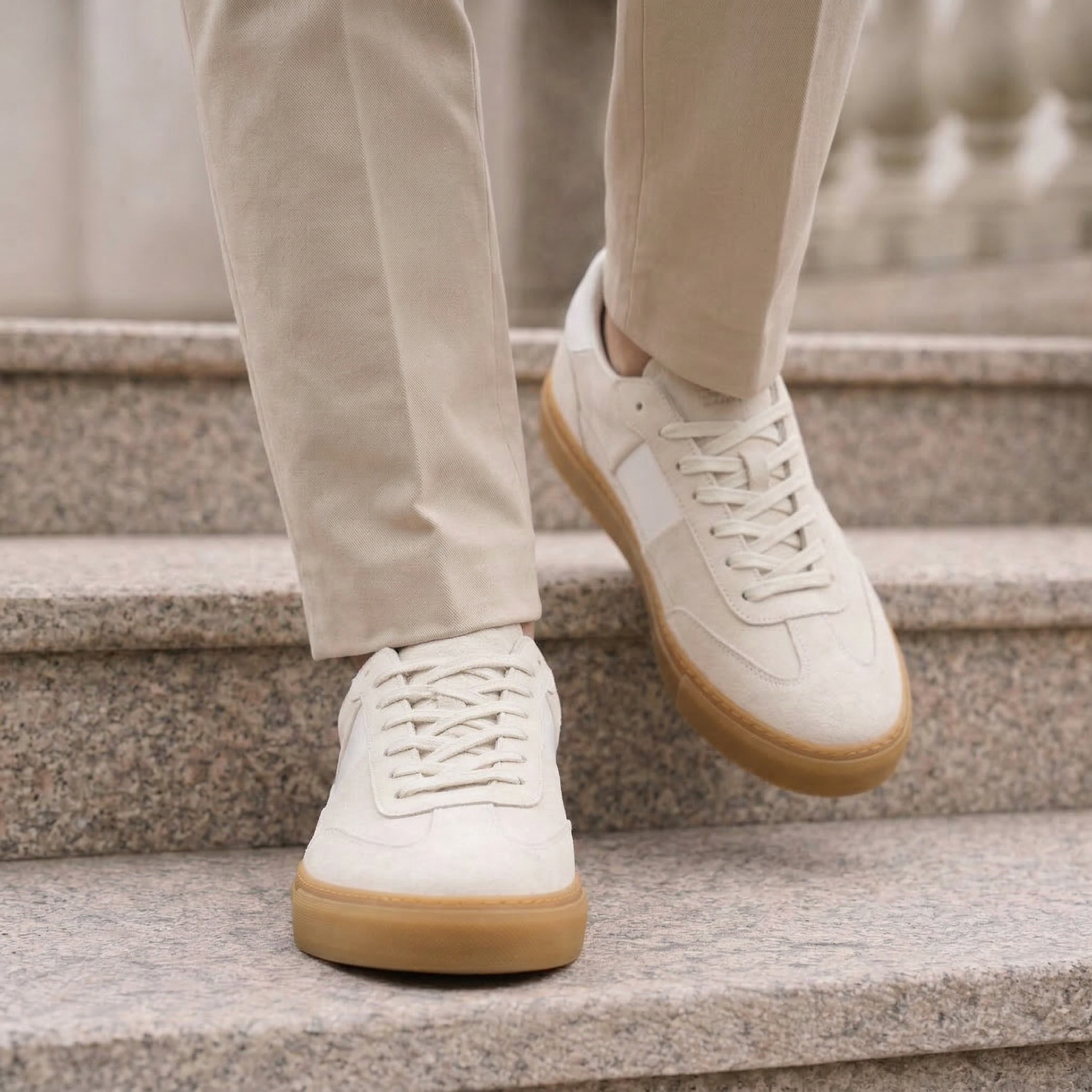 Lux Court Sneaker - Bright Sand