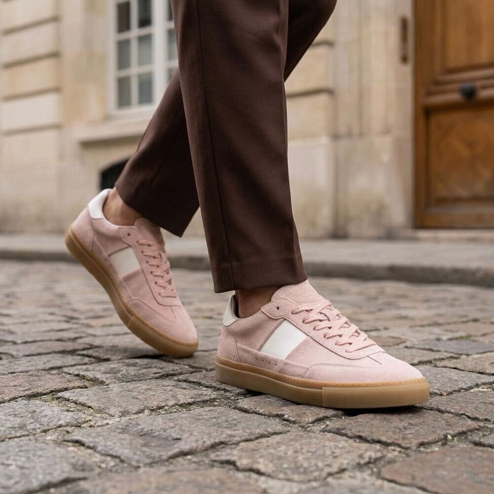 Lux Court Sneaker - Hazy Rose
