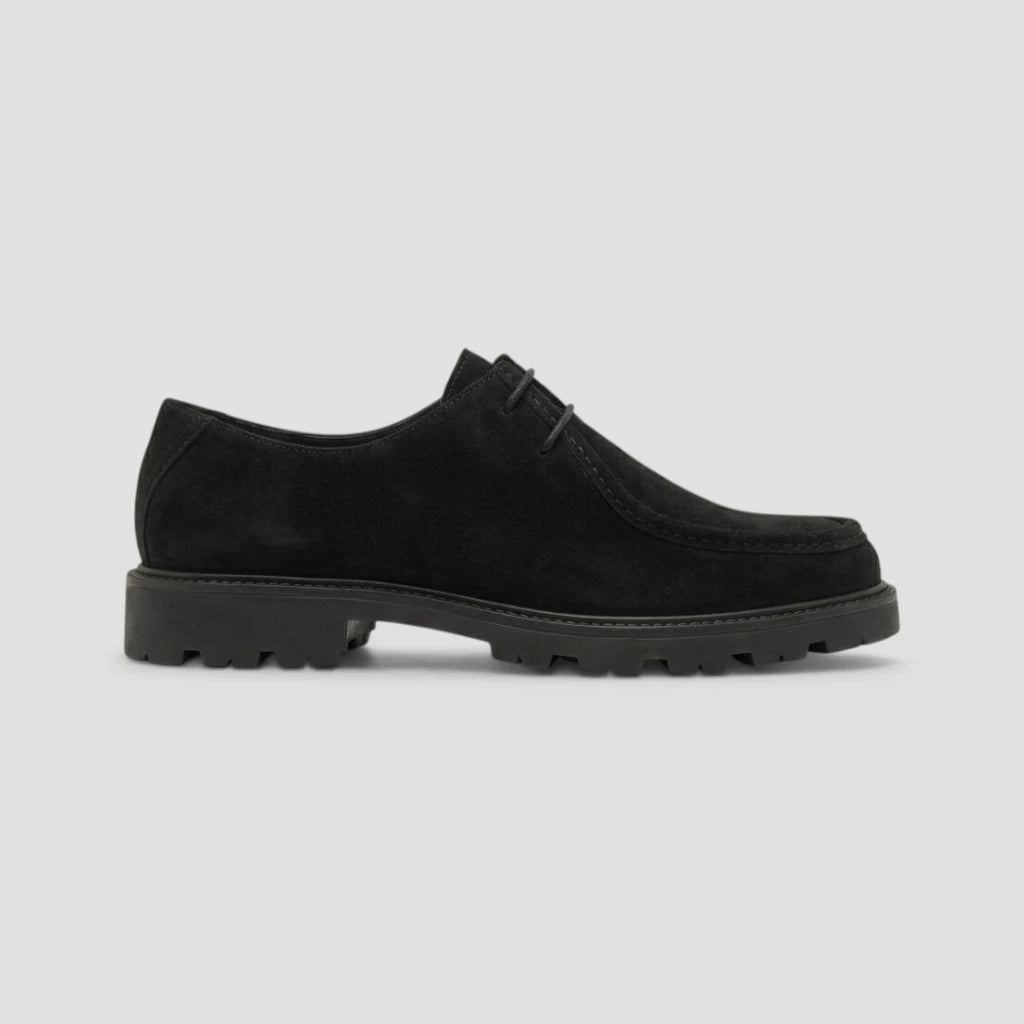 Moc Toe - Black Suede
