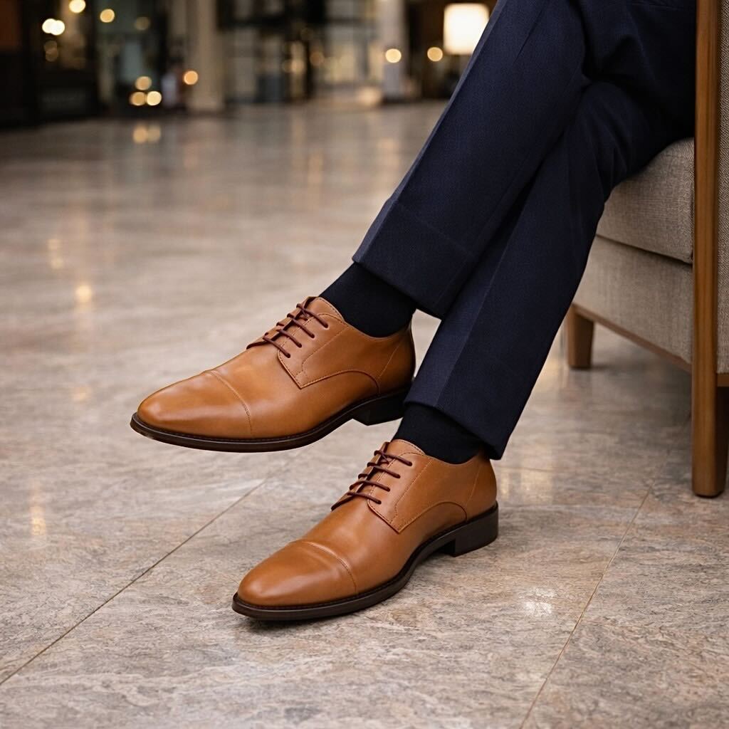 Oxford Shoe - Condotti Cognac