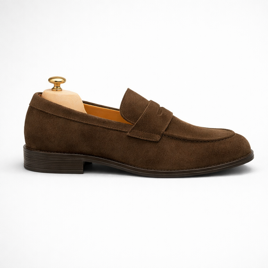 Penny Loafer Classic - Brown Suede
