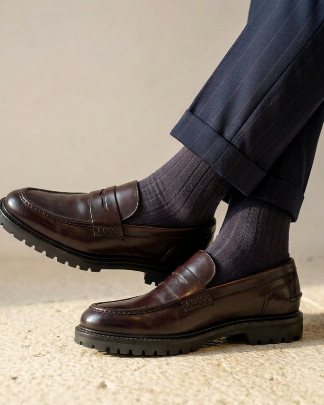Penny Loafer Modern - Maroon