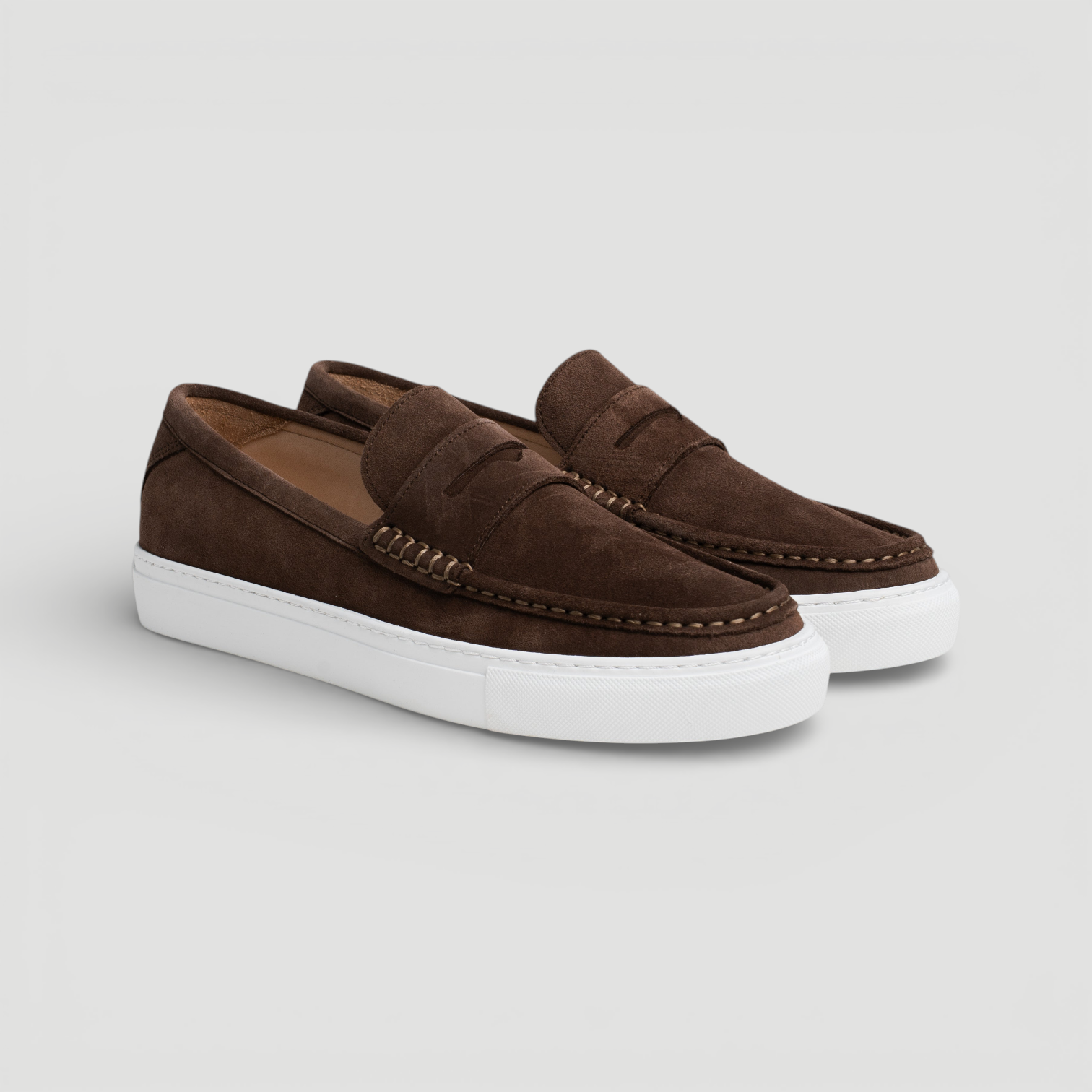 Penny Loafer Sneaker - Coffee Brown