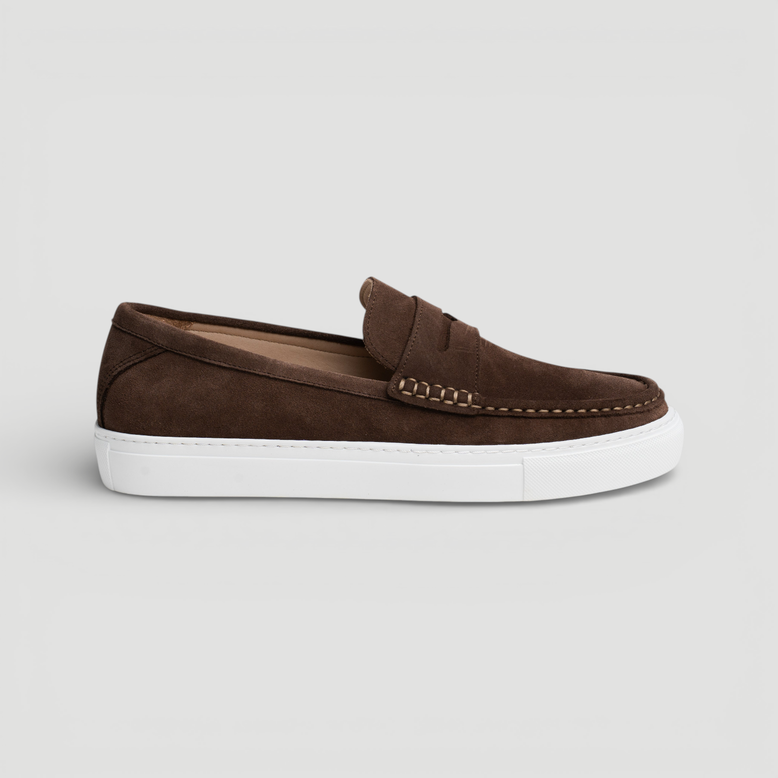 Penny Loafer Sneaker - Coffee Brown