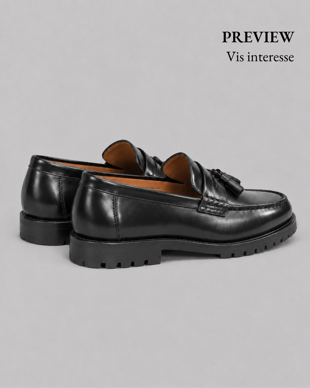 Penny Loafer Tassel - Black