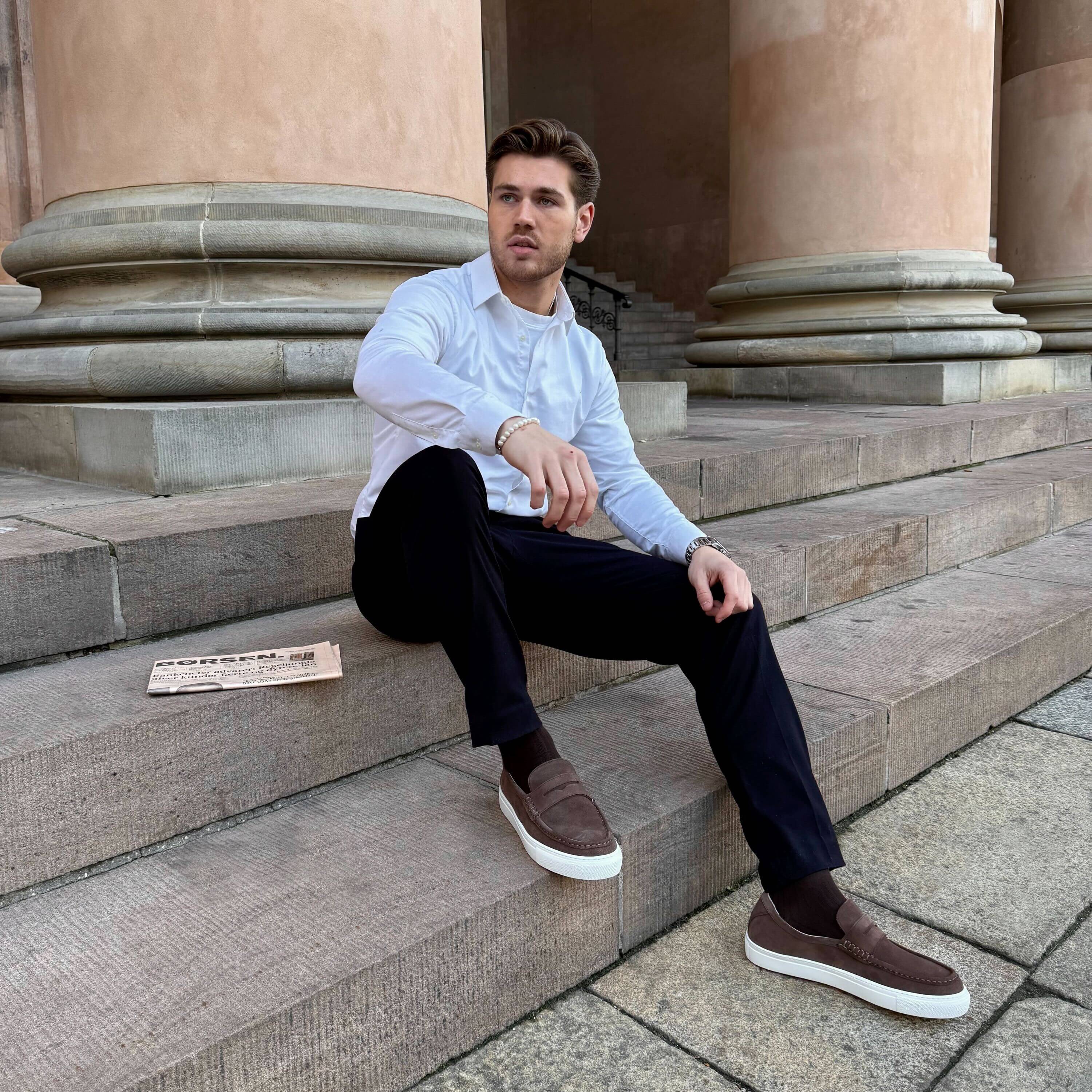 Penny Loafer Sneaker - Coffee Brown