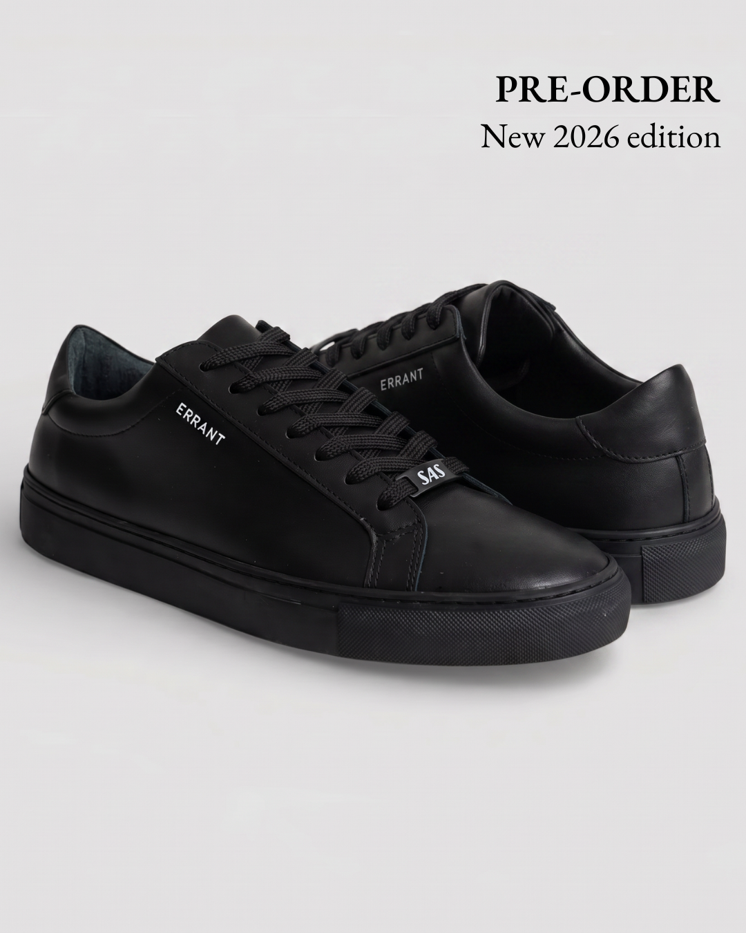 Essential Sneaker - ERRANT X SAS - All Black (MEN)