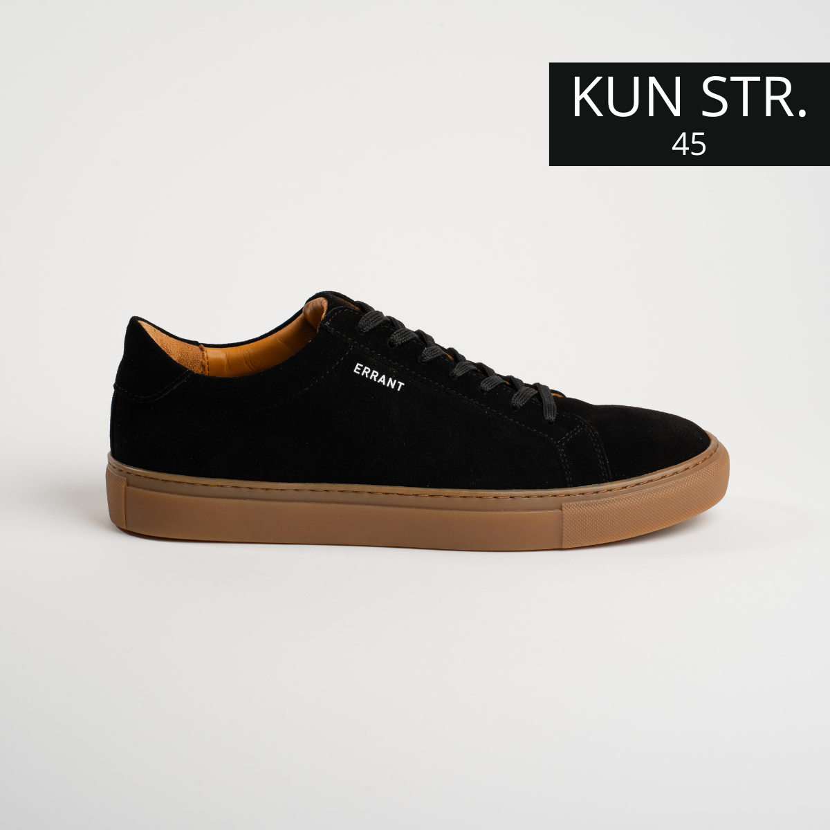 Essential Sneaker - Black Suede Gum
