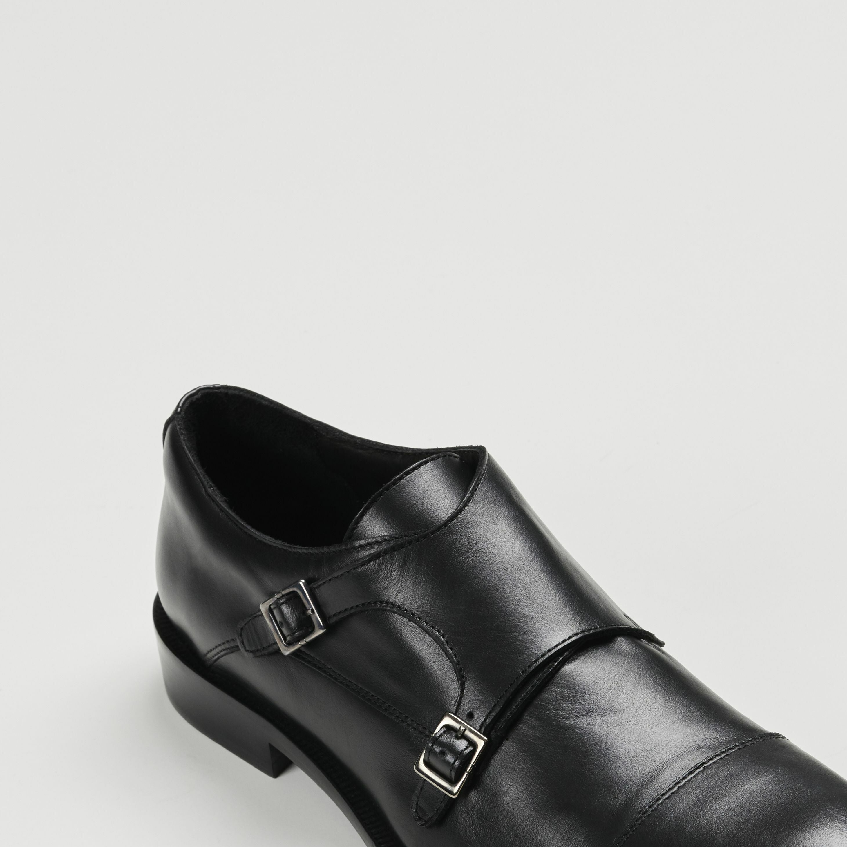 Monk Strap Shoe - Condotti Black