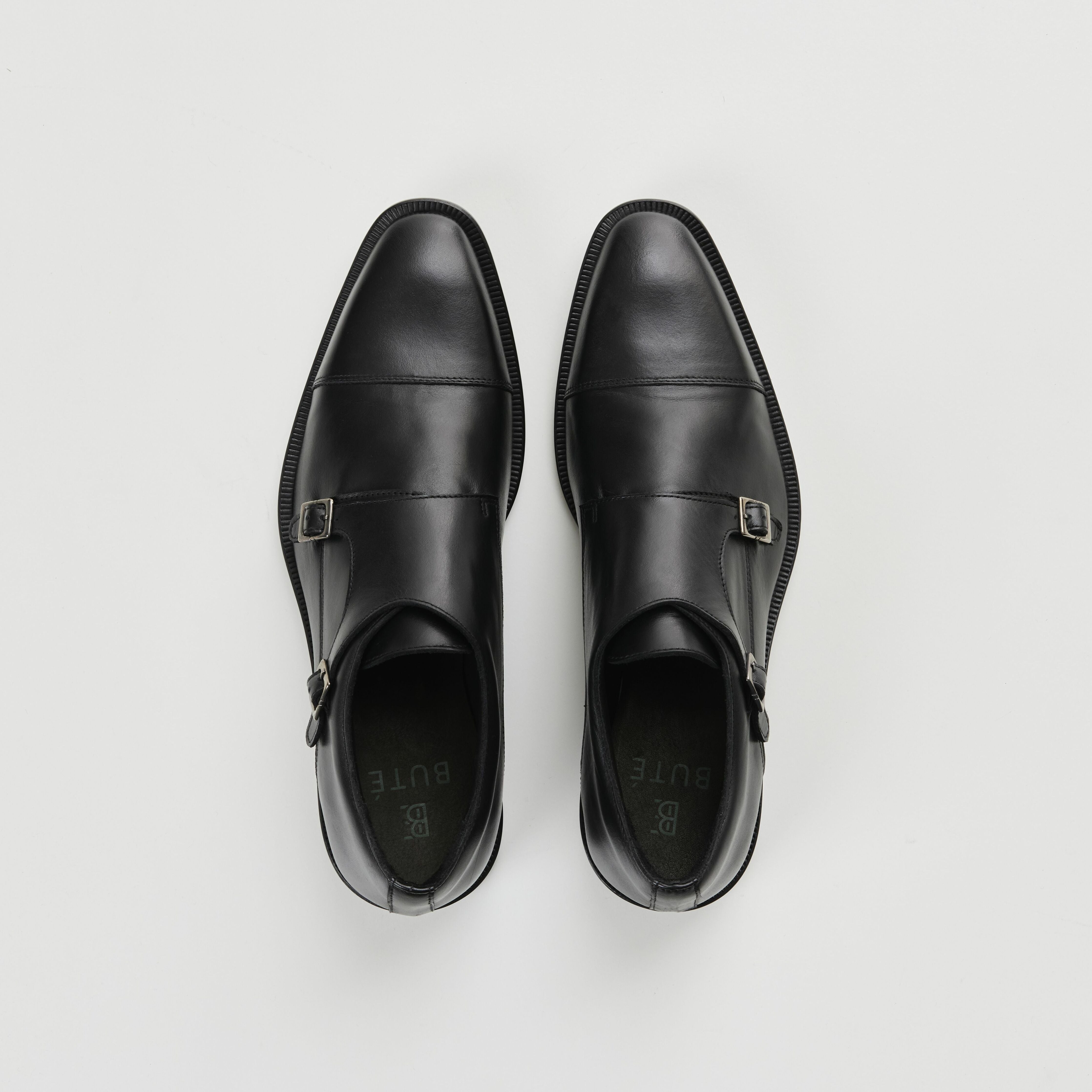 Monk Strap Shoe - Condotti Black