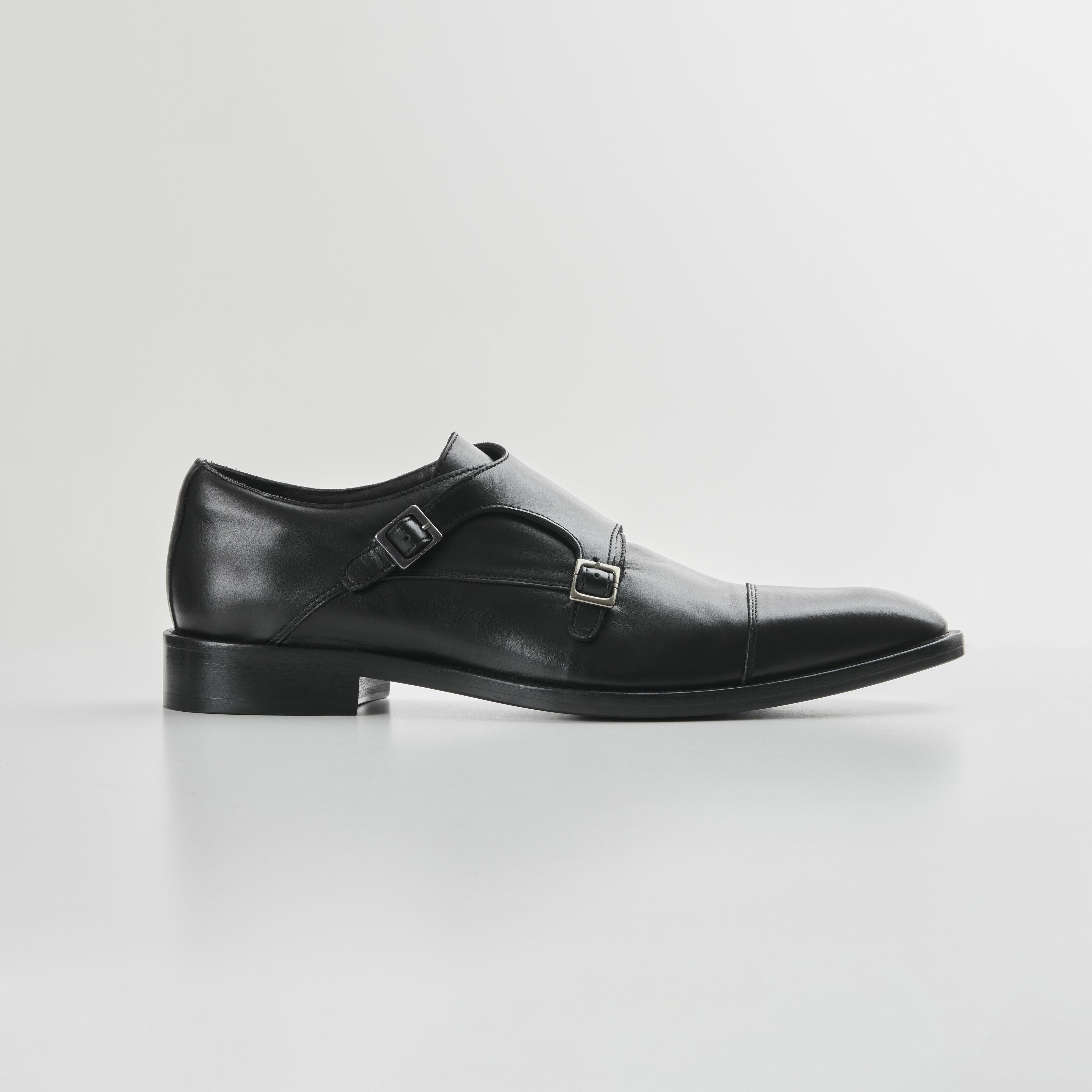 Monk Strap Shoe - Condotti Black