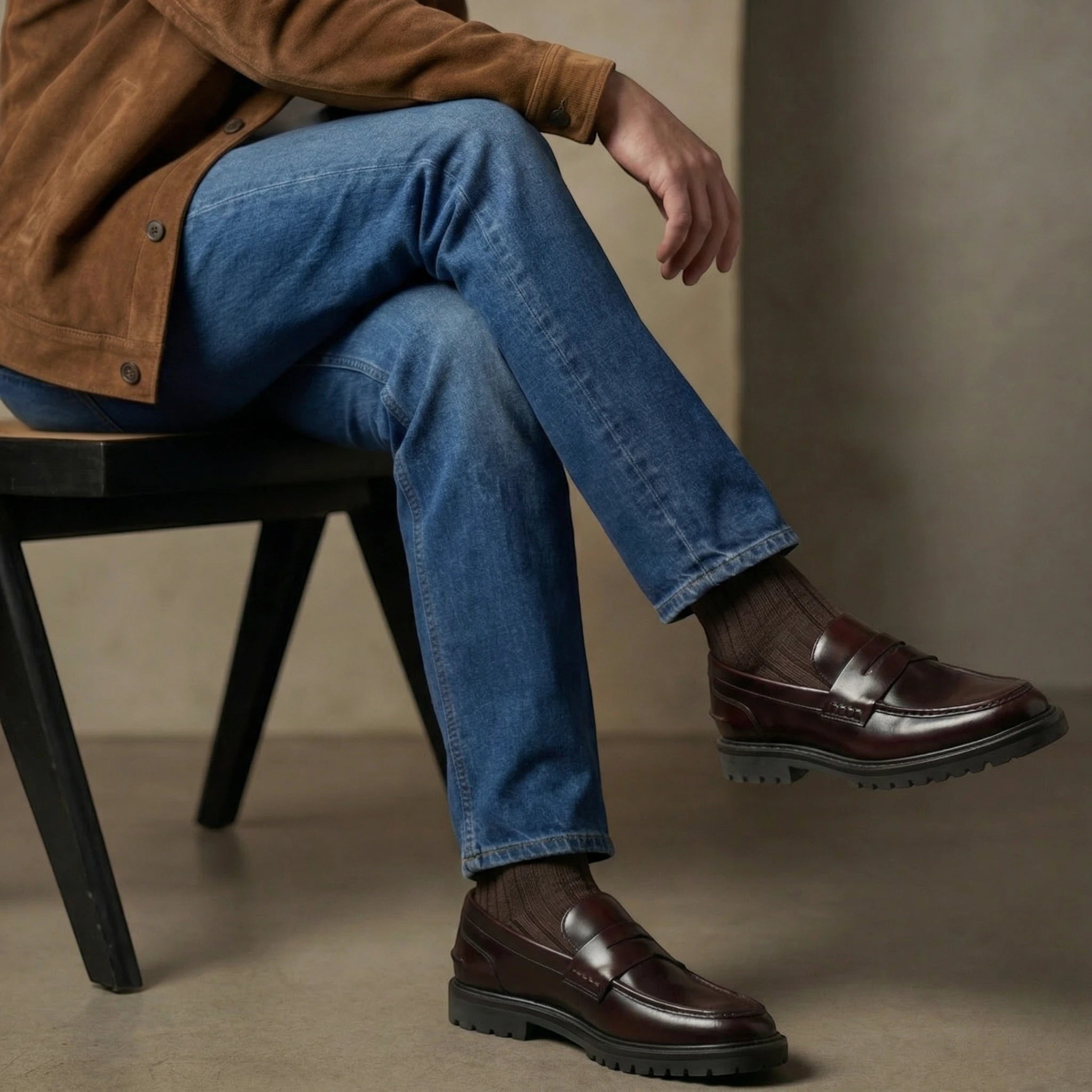 Penny Loafer Modern – Bordeaux