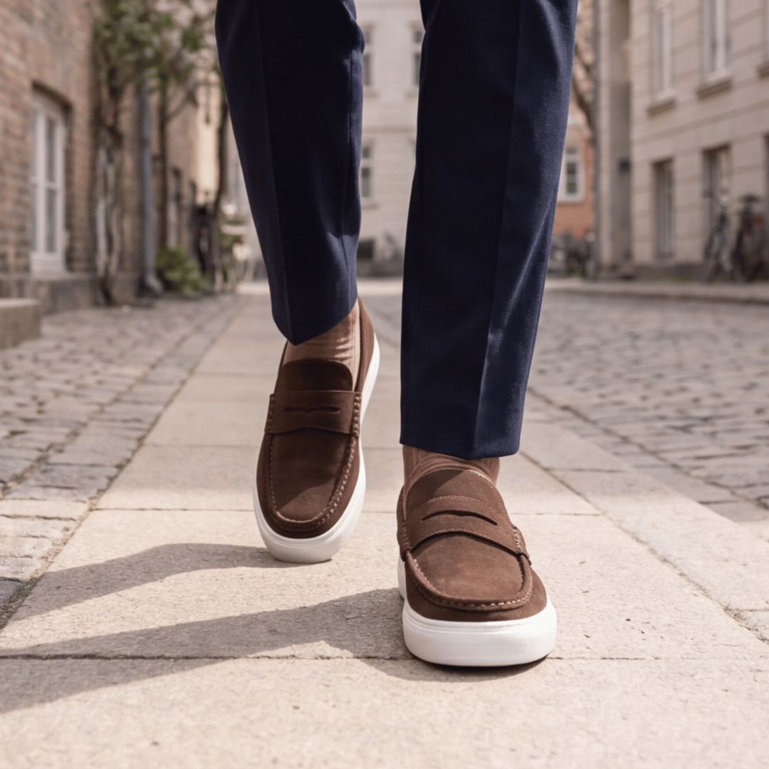 Penny Loafer Sneaker - Coffee Brown