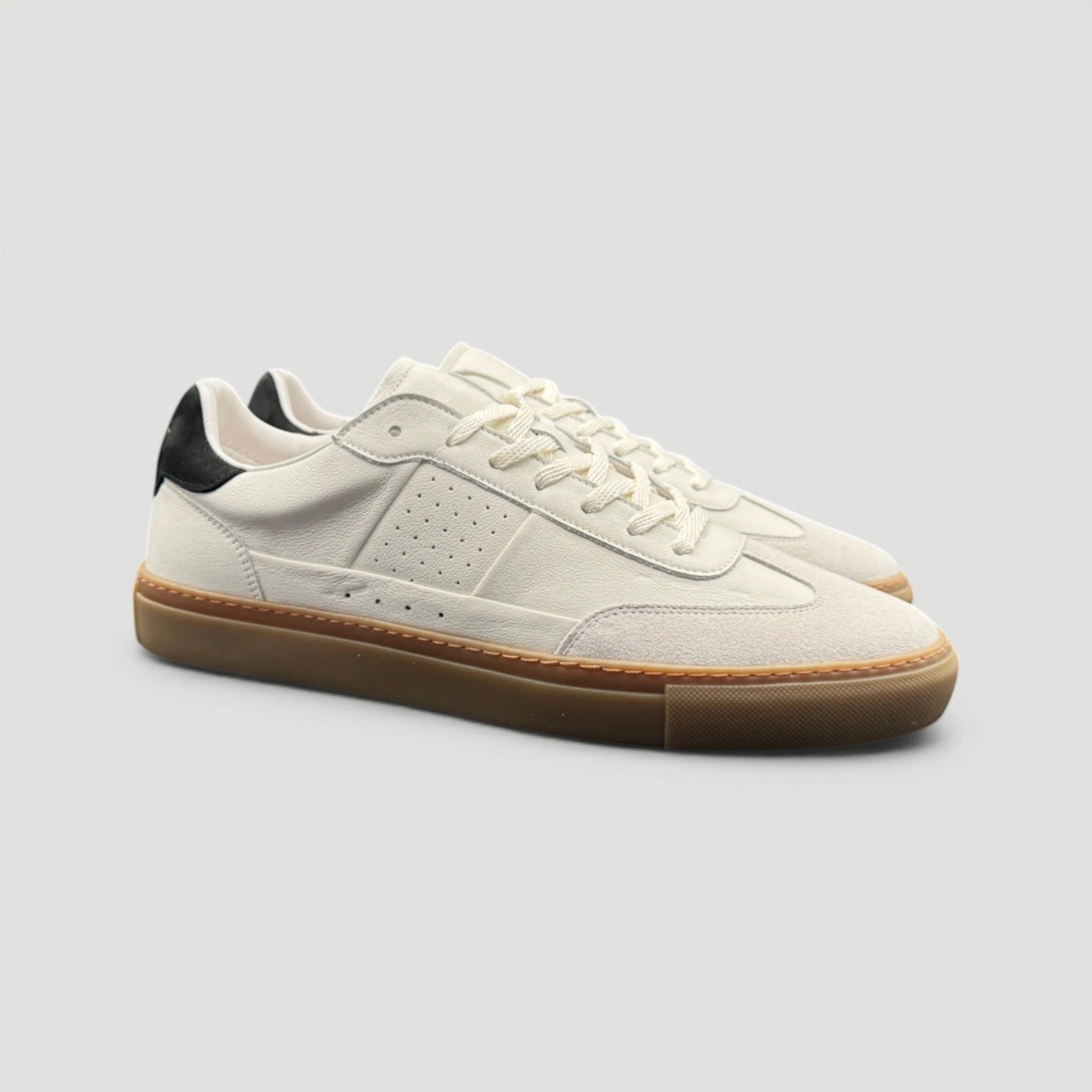 Lux Court Sneaker - Retro White