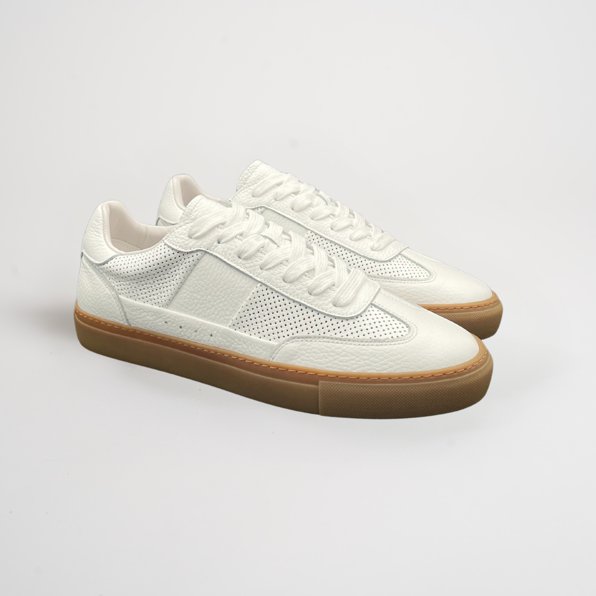 Lux Court Sneaker - White Gum