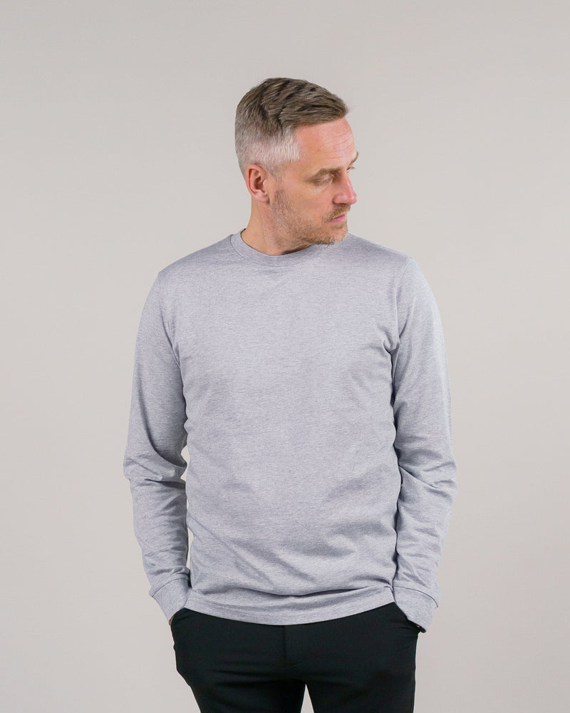T-shirt - Langærmet - Grey