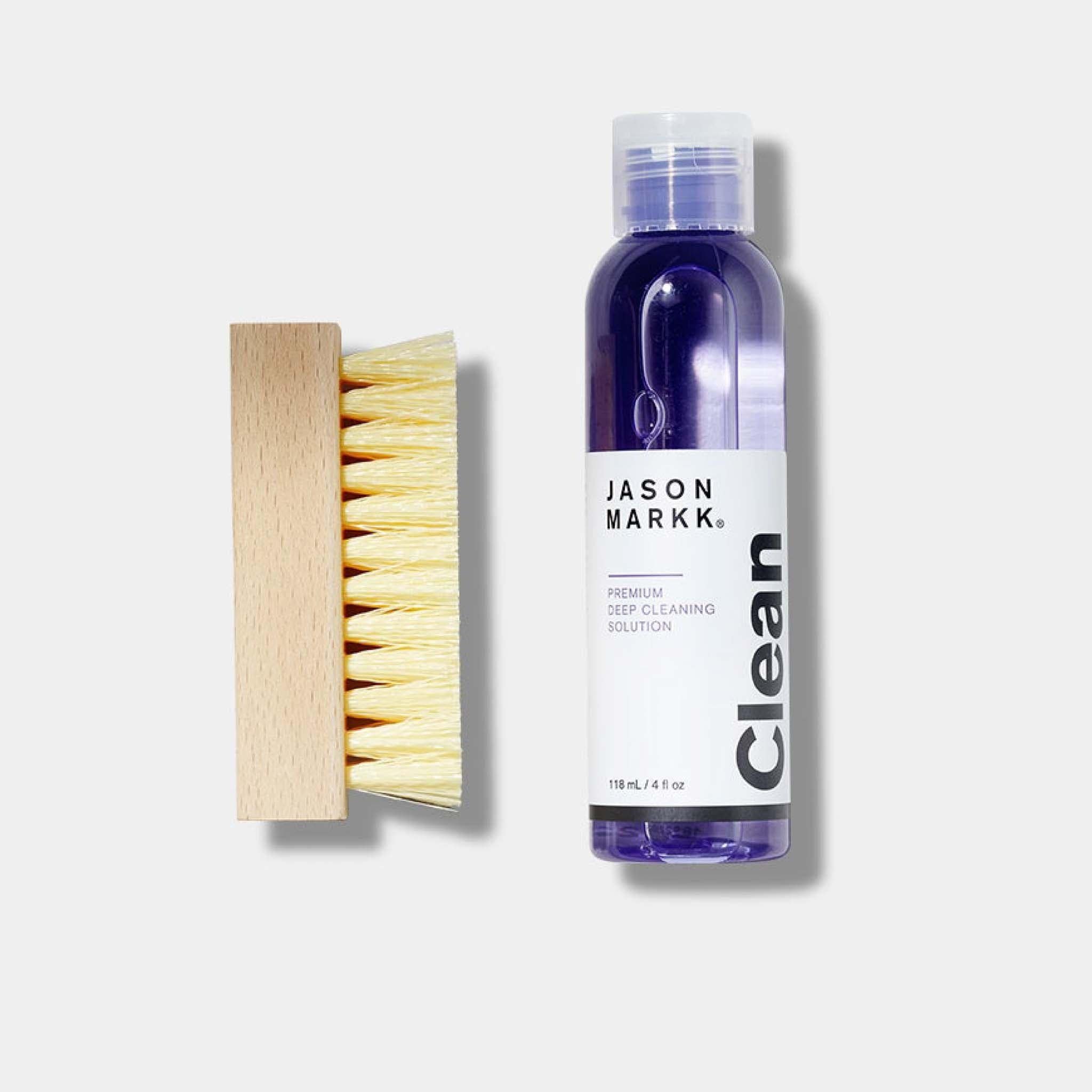 Børste og Jason Markk Premium Deep Cleaning solution