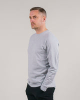 T-shirt - Langærmet - Grey