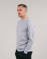 T-shirt - Langærmet - Grey