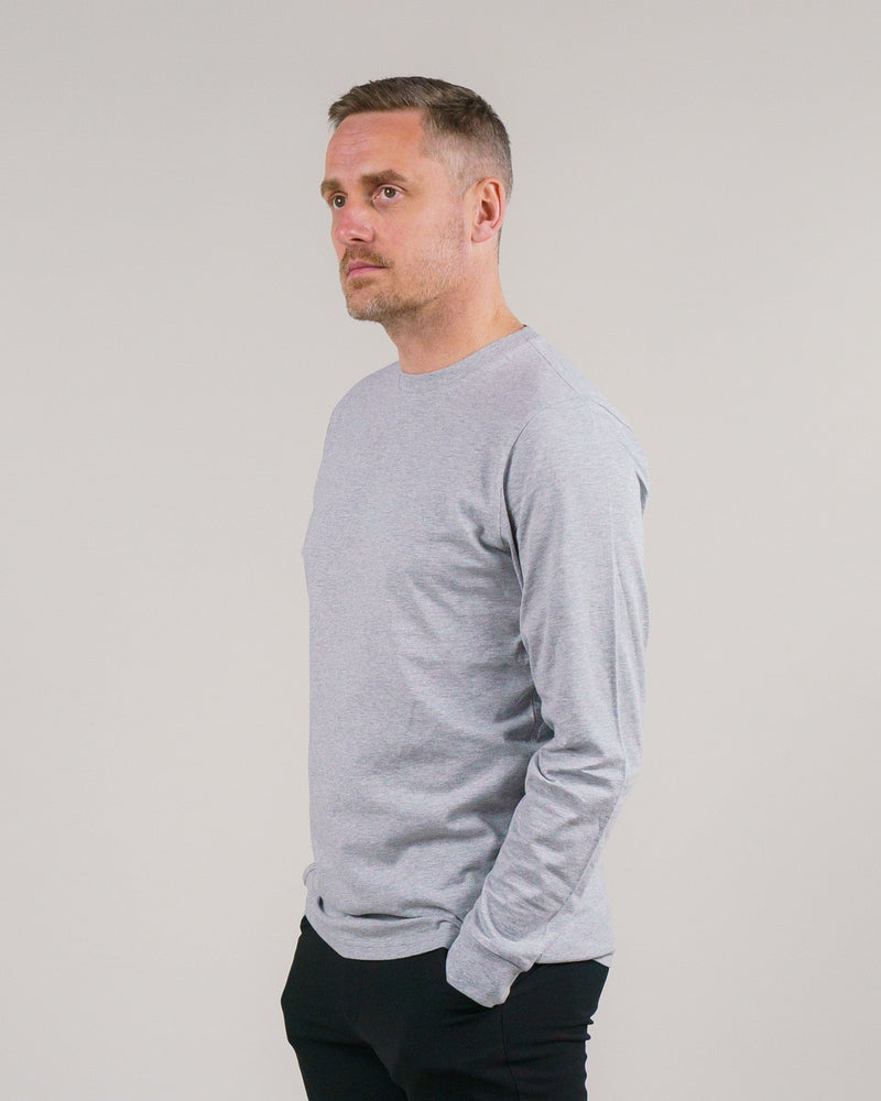 T-shirt - Langærmet - Grey